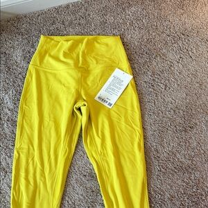 lululemon align size 4 Bright Yellow High-Waist Leggings